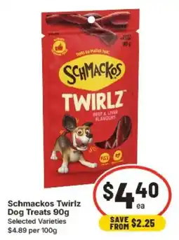IGA Schmackos Twirlz Dog Treats offer