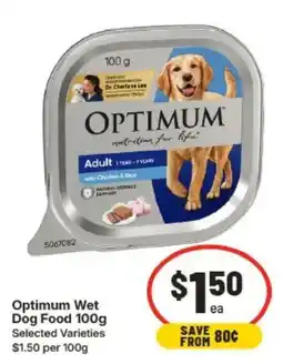 IGA Optimum Wet Dog Food offer