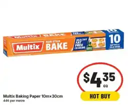 IGA Multix Baking Paper offer