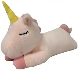 Toymate Wonder Co. Plush Pink Laying Unicorn 65cm offer
