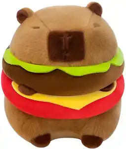 Toymate Wonder Co. Plush Capybara Burger 38cm offer