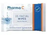 Good Price Pharmacy Pharma C Essentials Face Wipes Nourishing Vitamin E 25 Pack offer