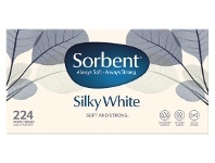 Sorbent Facial Tissues 224 Pack