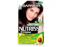 BIG W Garnier Nutrisse Creme Permanent Nourishing Hair Colour - 3 Espresso Darkest Brown offer