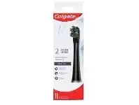 BIG W Colgate Pro Clinical Deep Clean Soft Electric Brush Heads Refill 2 Pack - Black offer