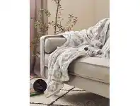 BIG W Jason Leopard Print Heated Throw - Charcoal Grey offer