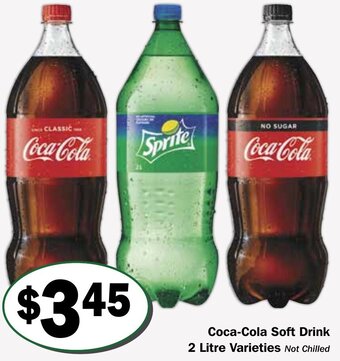 Friendly Grocer Coca-Cola Soft Drink 2 Litre Varieties offer