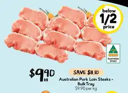 Drakes Australian Pork Loin Steaks - Bulk Tray offer