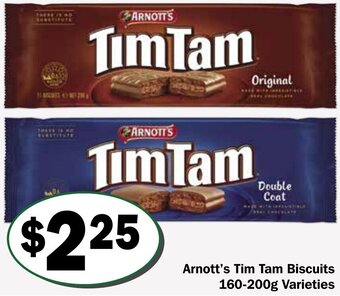 Friendly Grocer Arnott's Tim Tam Biscuits 160-200g offer