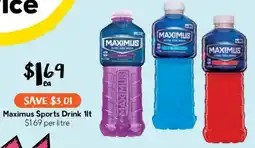 Drakes Maximus Sports Drink offer