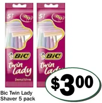Bic Twin Lady Shaver