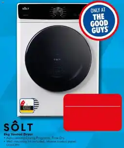 The Good Guys SÔLT 8kg Vented Dryer offer