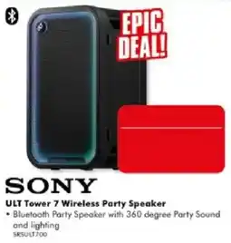 The Good Guys Sony Ult Tower 7 Wireless Party Speaker offer