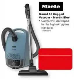 The Good Guys Miele Guard S1 Bagged Vacuum - Nordic Blue offer