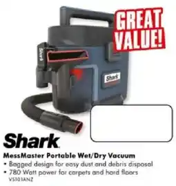 The Good Guys Shark MessMaster Portable Wet/Dry Vacuum offer