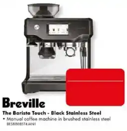 The Good Guys Breville The Barista Touch - Black Stainless Steel offer