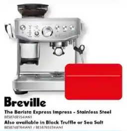The Good Guys Breville The Barista Express Impress - Stainless Steel offer