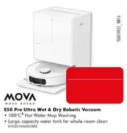 The Good Guys Mova E50 Pro Ultra Wet & Dry Robotic Vacuum offer