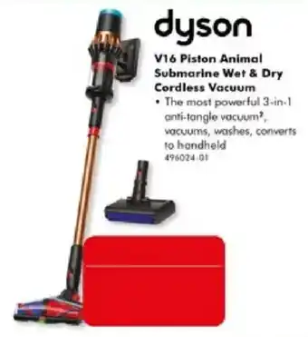 Dyson V16 Piston Animal Submarine Wet & Dry Cordless Vacuum