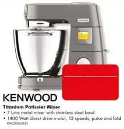 The Good Guys Kenwood Titanium Patissier Mixer offer