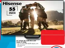 The Good Guys Hisense 55" U7SAU 4K ULED Mini-LED 165Hz TV 2026 offer