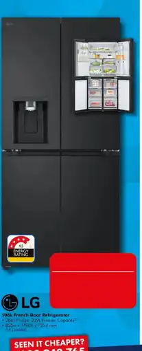 The Good Guys LG 506L French Door Refrigerator offer