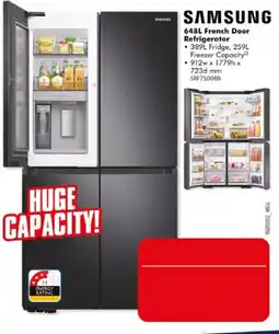 The Good Guys Samsung 648L French Door Refrigerator offer