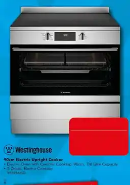 The Good Guys Westinghouse 90cm Electric Upright Cooker offer