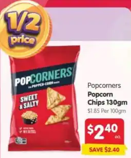 Spar Popcorners Popcorn Chips offer