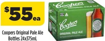 Liquorland Coopers Original Pale Ale Bottles 24x375ml offer