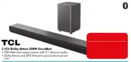 The Good Guys TCL 2.1Ch Dolby Atmos 220W Soundbar offer