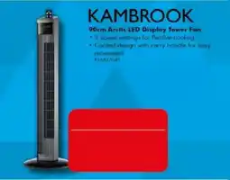 The Good Guys Kambrook 90cm Arctic LED Display Tower Fan offer