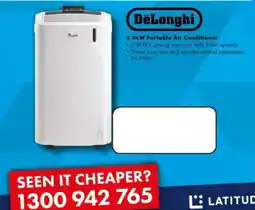 The Good Guys DeLonghi 2.4kW Portable Air Conditioner offer