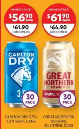 Harry Brown Carlton Dry offer