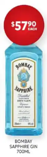 Harry Brown Bombay Sapphire Gin offer