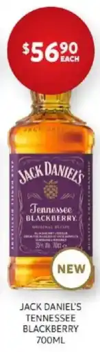 Harry Brown Jack Daniel's Tennessee Blackberry offer