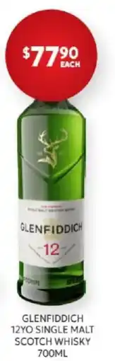 Harry Brown Glenfiddich 12yo Single Malt Scotch Whisky offer