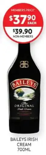 Harry Brown Baileys Irish Cream offer