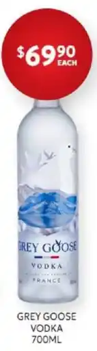 Harry Brown Grey Goose Vodka offer