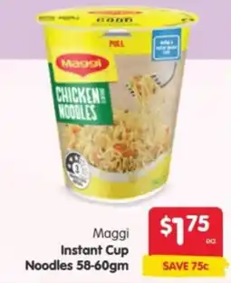 Spar Maggi Instant Cup Noodles offer