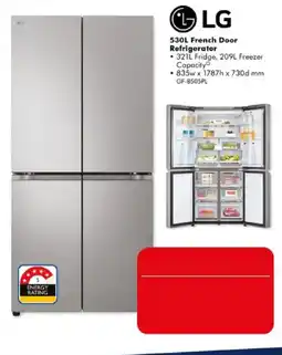 The Good Guys LG 530L French Door Refrigerator offer