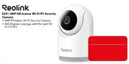 The Good Guys Reolink E321 3MP HD Indoor Wi-Fi PT Security Camera offer