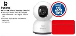 The Good Guys Baseus P1 Lite 2K Indoor Security Camera offer