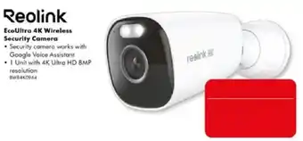 Reolink EcoUltra 4K Wireless Security Camera