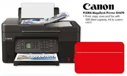 The Good Guys Canon PIXMA MegaTank Printer G4670 offer