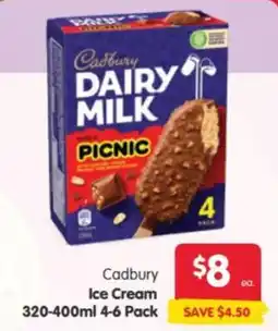 Spar Cadbury Ice Cream offer
