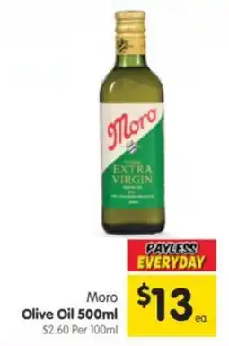 Spar Moro Olive Oil offer