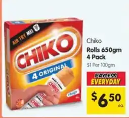Spar Chiko Rolls offer