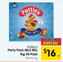 Spar Pattie's Party Pack Mini Mix offer