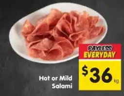 Spar Hot or Mild Salami offer